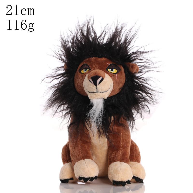 New Cartoon Anime Plush Doll Animal Lion Doll Cute Little Lion Pillow Children's Birthday Gift