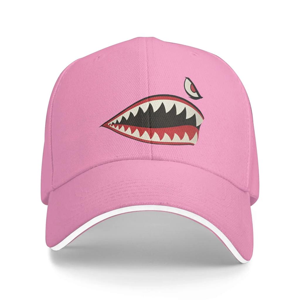 Flying Tigers Nose Art Casual Baseball Cap  Outdoor Gym Hip Hop Hats Spring Sun-Proof Unisex Unisex Stylish Snapback Cap