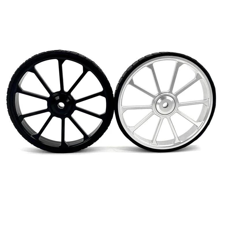 Folding Bike 100mm Easywheel Extension Rod for Brompton Birdy Rear Rack Easy Wheel Telescopic Bar Aluminum Alloy CNC