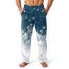 Herren Allover bedruckte Homewear-Hose Schlaf-Pyjamahose Lange Hose Pyjamahose