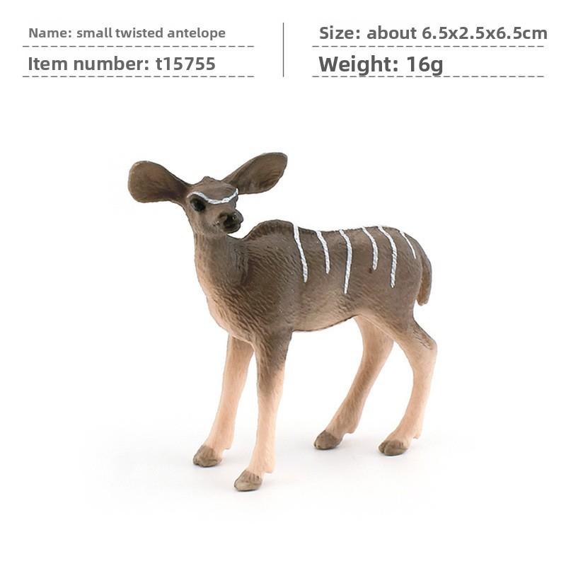 Childs Science Learning Jungle Animal Pvc Toy With Realistic Antelope For Classroom Display