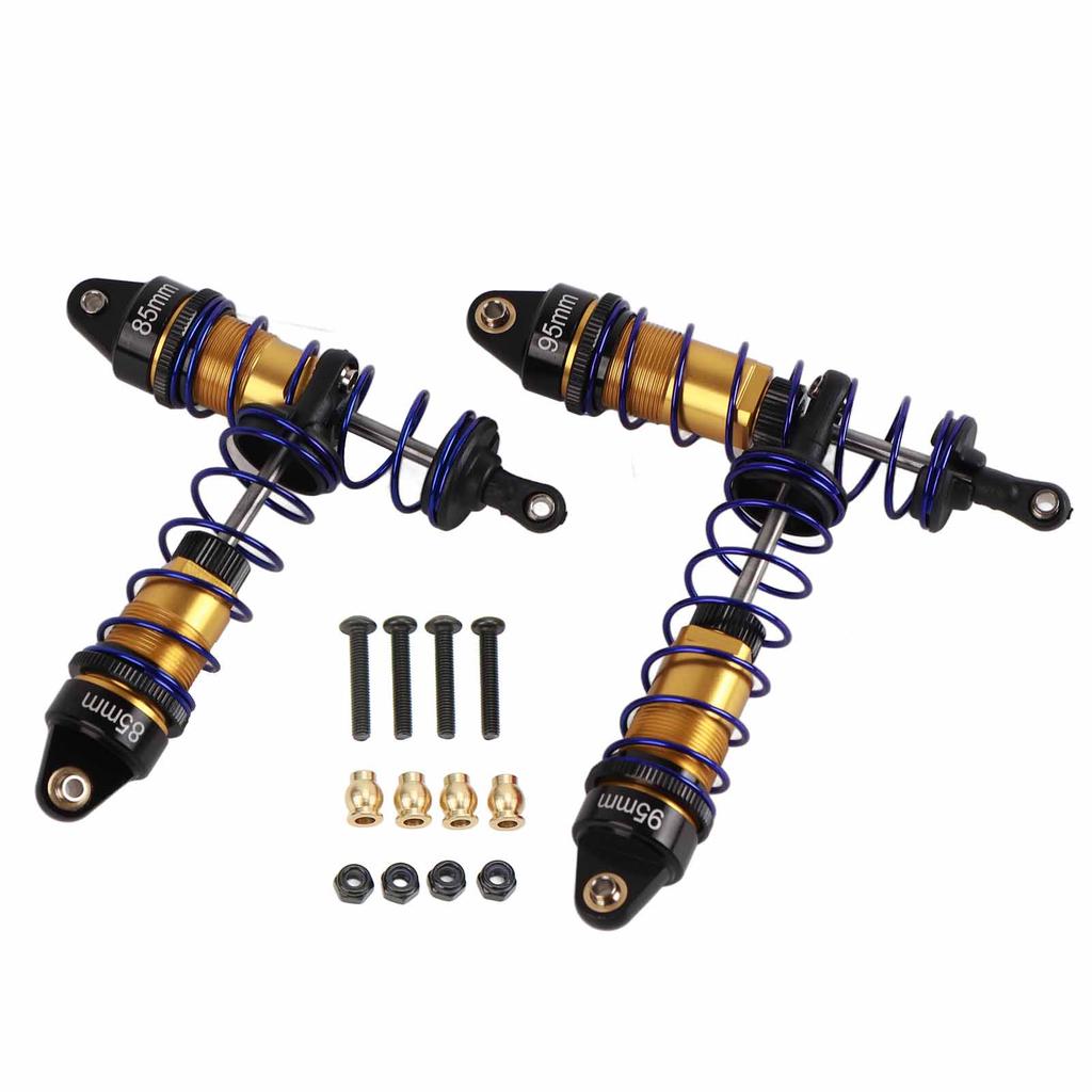 RC Front Rear Aluminum Alloy Upgrade Parts RC Spring Damper for for 1Celsius10 RC Car