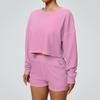 Womens Casual Long Sleeve Sweatshirt With Nylon Cotton Blend For Running And Fitness