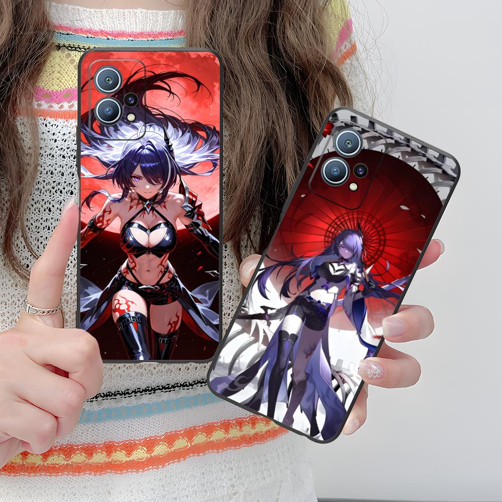HSR Acheron Matte TPU Mobile Phone Case for Huawei P60 P50 P40 P30 P20 P10 P9 P8 Pro Lite Plus Colorful Printing Cover