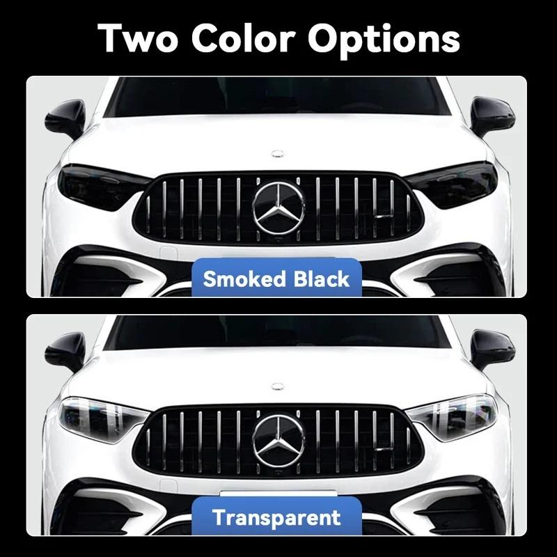 For Mercedes Benz AMG GLC 43 53 63 2024-2026 Car Headlight Protective Film TPU Pre Cut Anti-Scratch Headlight Vinyl Film