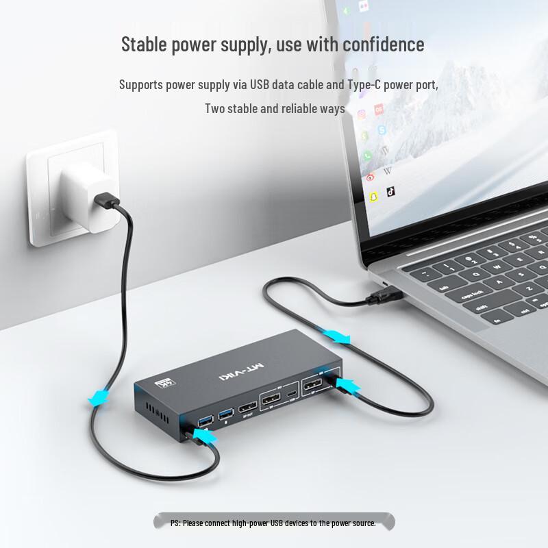 MT-viki 8K DP KVM Switch (2-in-1 out)