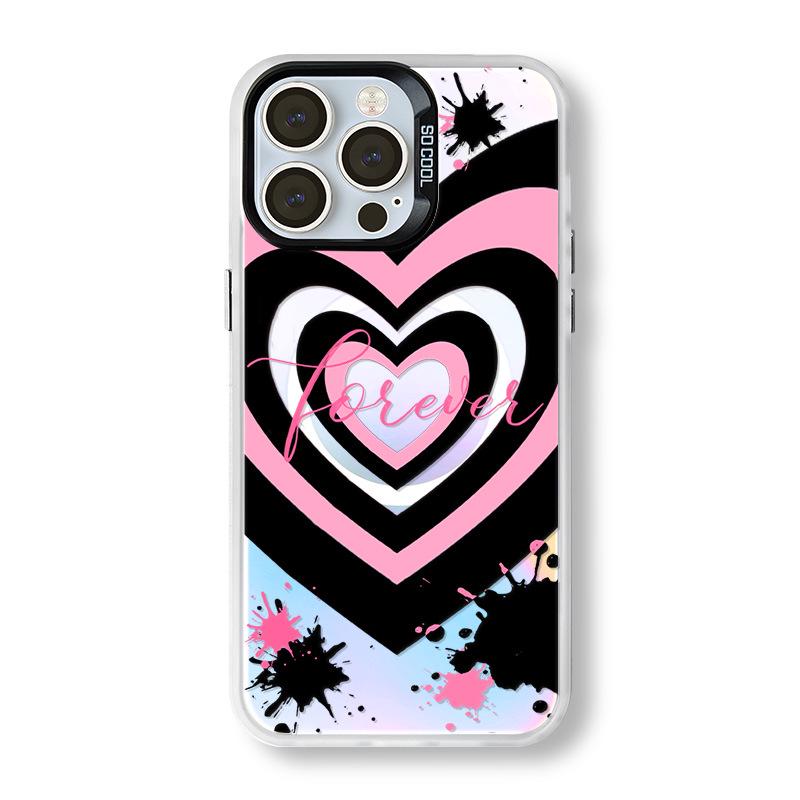 

Чехол Zhitai Creative Magnetic Frosted Laser для iPhone: Совместимо с 12, 13, 14, 15 Pro Max, 16 Pro. iPhone 16 Pro Max