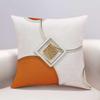 Sofa Cushion Geometric Abstract Cotton Linen Cushion Living Room Large Backrest Pillow Cover with Core