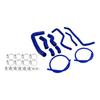 Silicone Radiator coolant Hose Fit For Suzuki SV 650 SV650 2016-2025 Blue