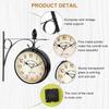 EuropeanVintage Clock Weatherproof Outdoor Large Wall Clock Pastoral Home Bedrooms Wall Clock silent indoor Study walldecoration