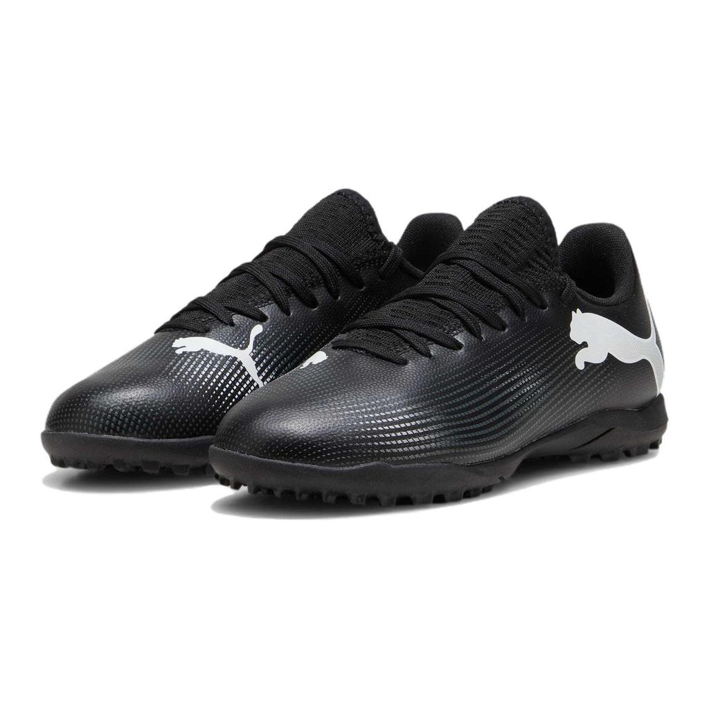 Puma Future Play 7 TF Big Kid Eclipse Pack Kids Sneakers Black White 107737-02