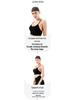 Stoßfester doppelseitiger Nylon-Sport-BH mit Y-Rücken - Racerback-Design