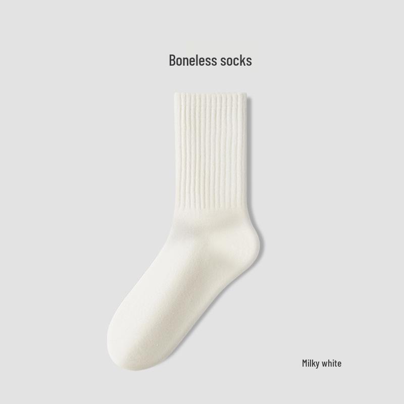 

Мужские зимние носки выше колена с флисовой подкладкой - Толстые, теплые хлопковые носки до середины икры Disposable Travel