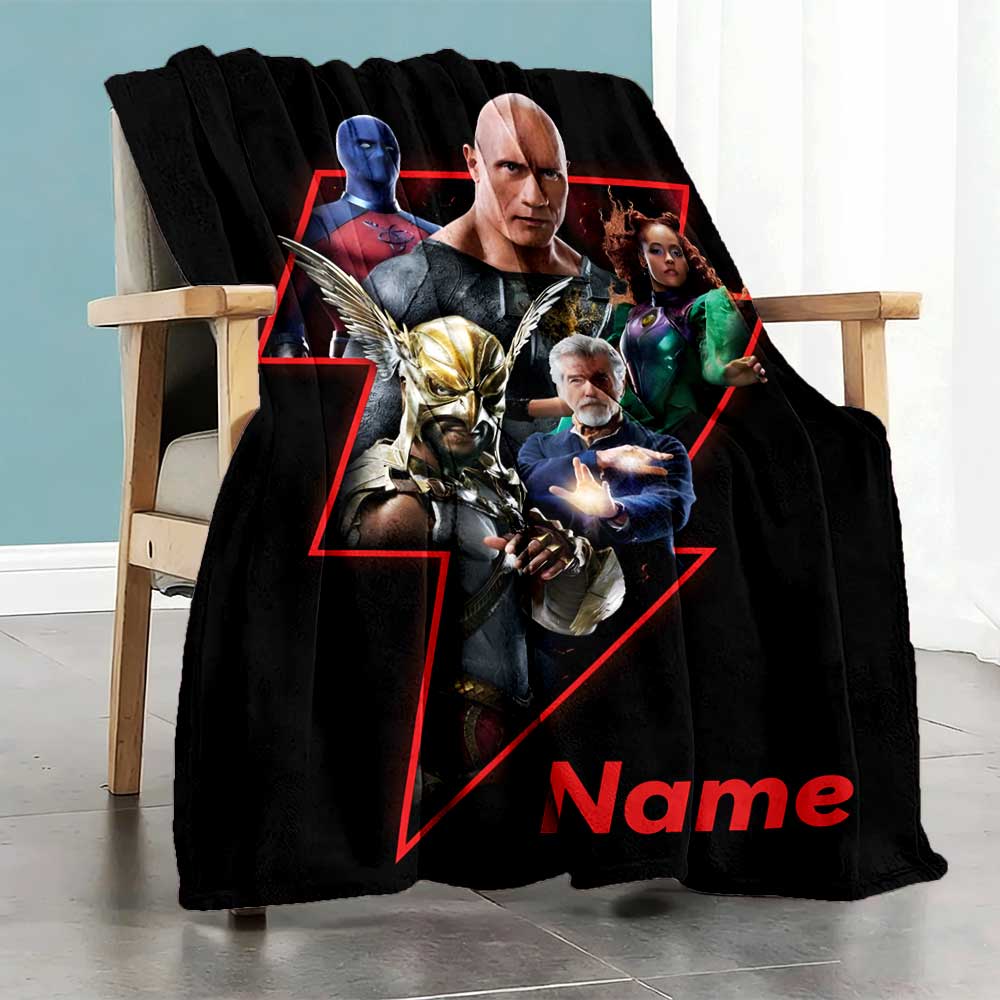 Warner Bros. Works (53) Customize Text Blanket Gift Customizable Blanket Durable Comfort for Office Chair Sofa Bedding Picnics Ideal for All Seasons