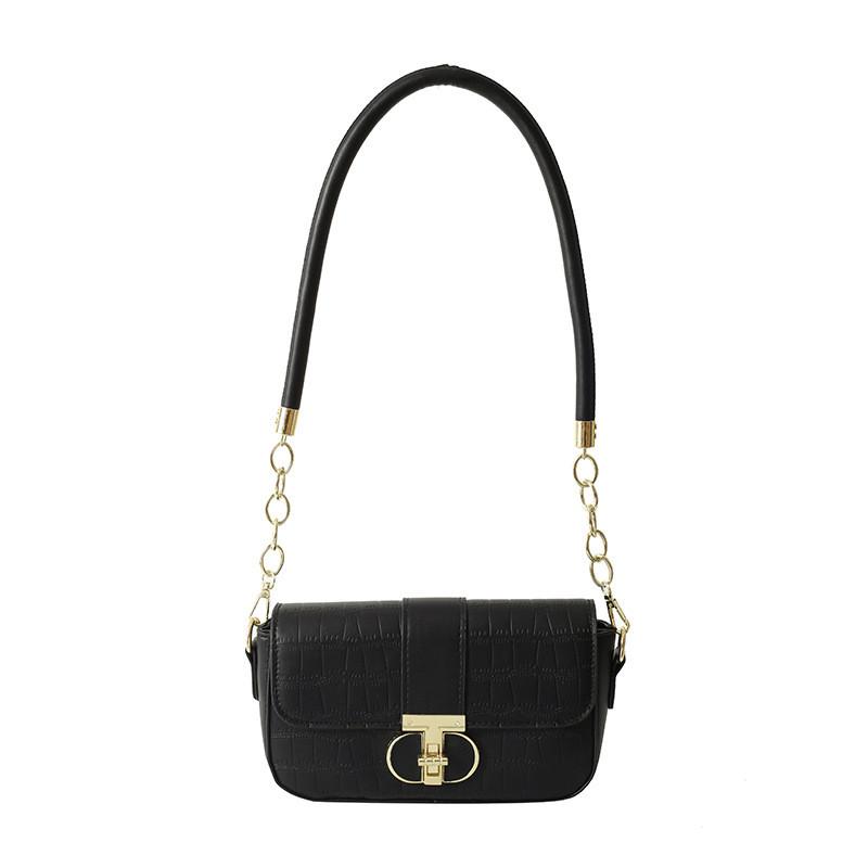 Chic Minimalist Fashionable Pink Underarm Bag Elegant Crossbody Purse For Ladies