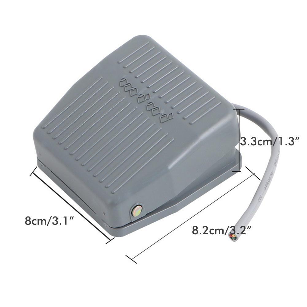 

TFS 201 AC 250V 10A SPDT NC NO Ножна педаль перемикач Ножна педаль