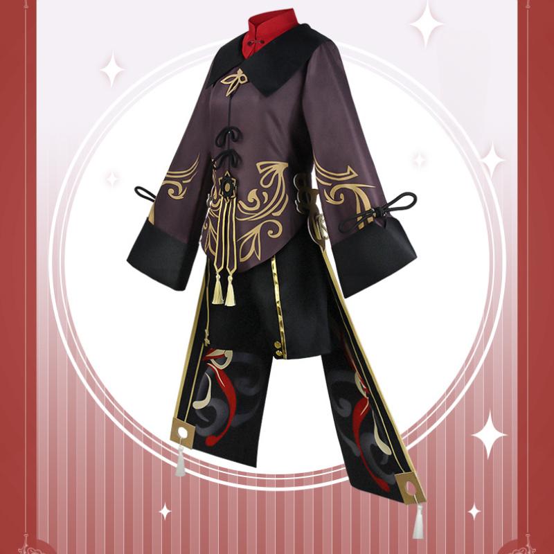 Genshin Impact Hu Tao Cosplay Costume Full Set