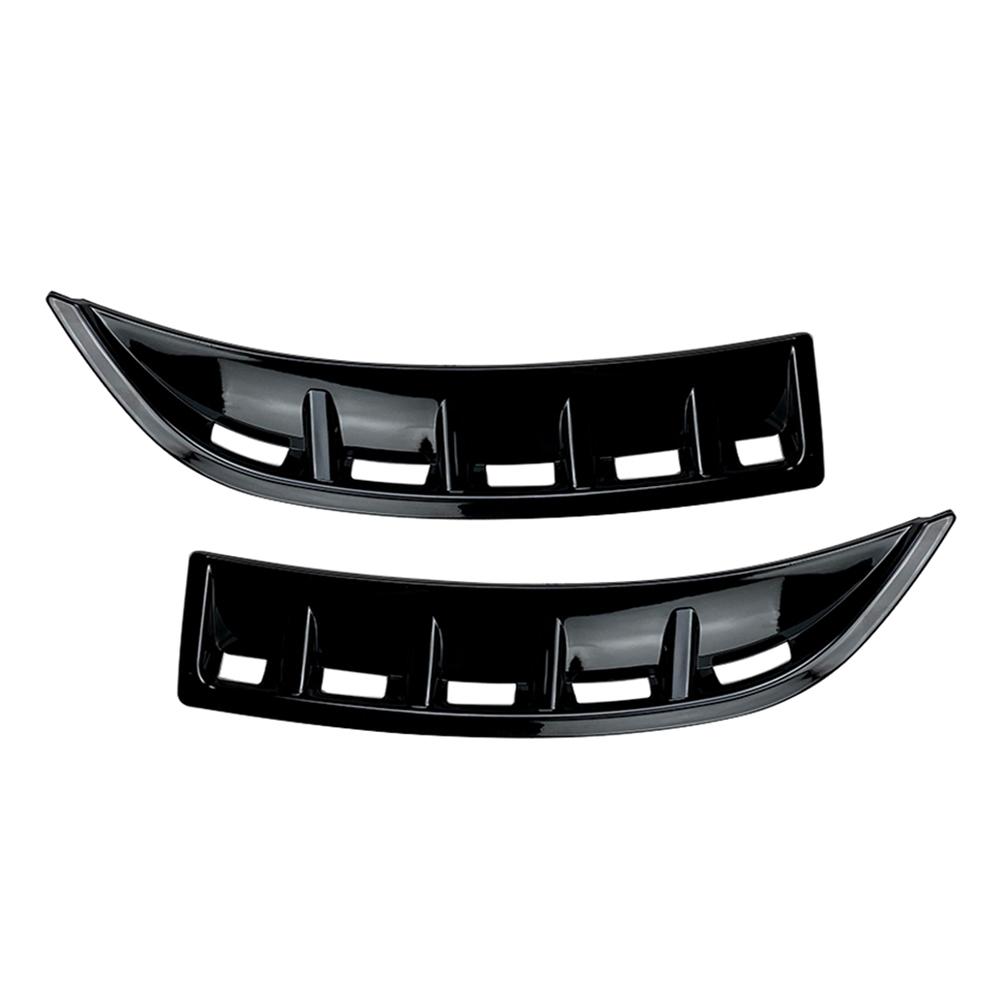 2x ABS Car Styling Front Wheel Bumper Vent Hood Fender Moulding Cover For Mercedes Benz AMG CLA