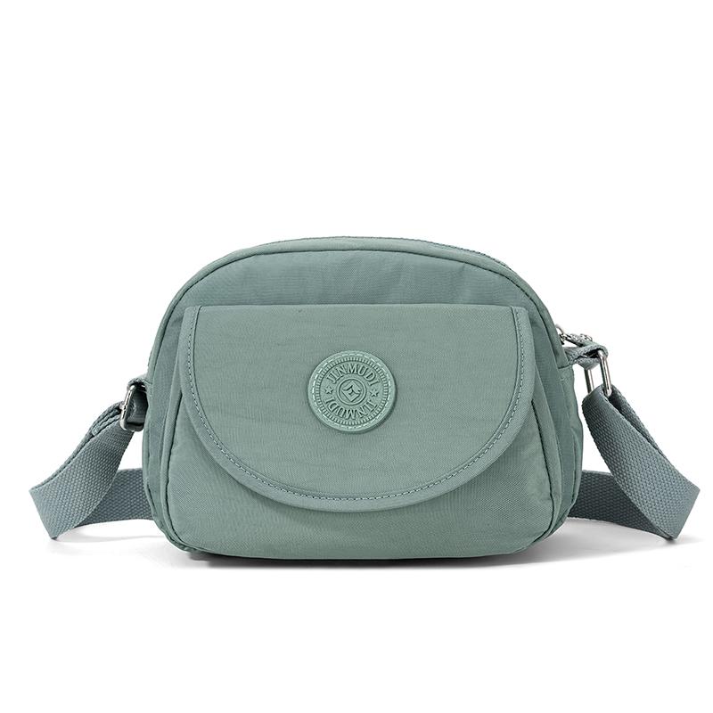 Waterproof Nylon Phone Bag Women's Multi-compartment Shoulder Bag Crossbody Bag