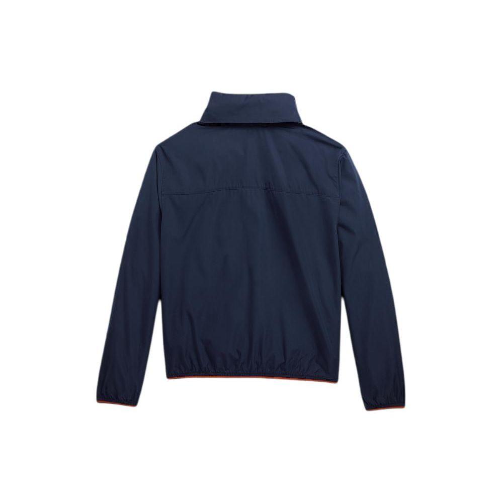 Polo Ralph Lauren Jacket Ss24 Solid Color Small Pony Embroidery Water-Resistant Hooded Zipper Casual Kids Jackets Dark-Blue CWPOOTWY6020290-410