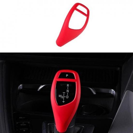 Gear Shift Knob Trim ABS Red Fit For BMW 3 4 Series GT 2013- Central Console