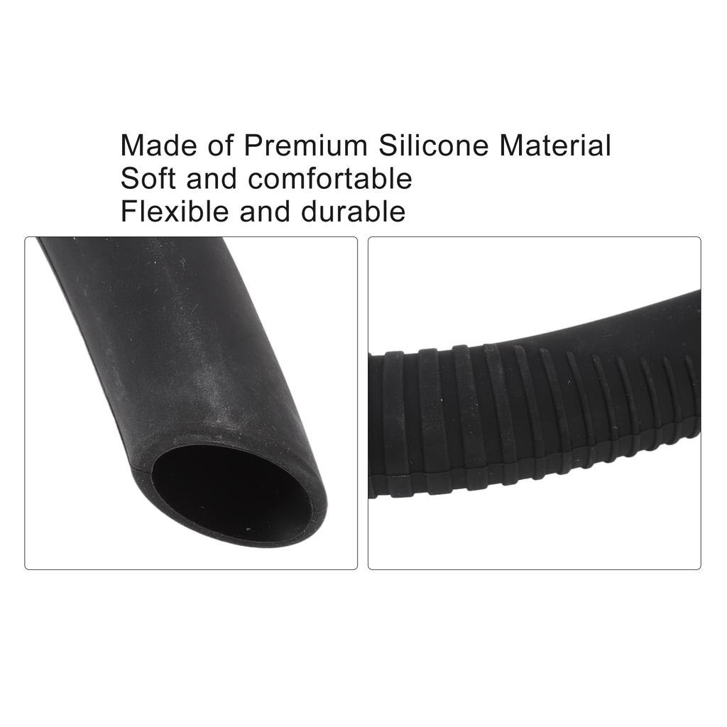 Diving Breathing Tube Foldable Soft Mouthpiece Silicone Freediving Snorkel for Spearfishing Swimming Snorkeling