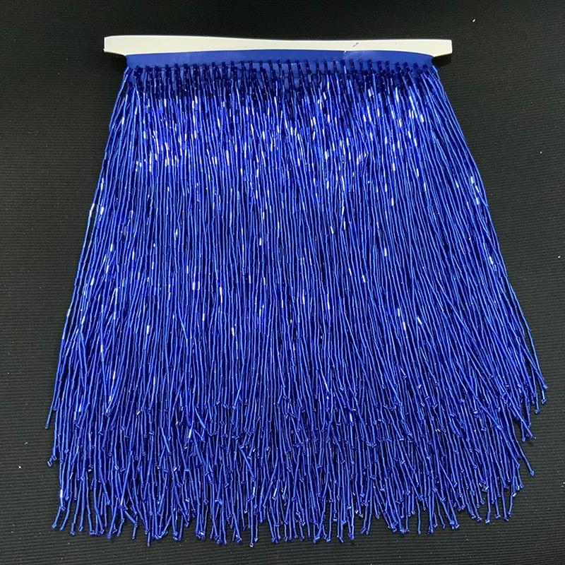 High Quality 14cm Fringe Trim Long Beaded Tassel Decorative Fashion Accessories for Dress