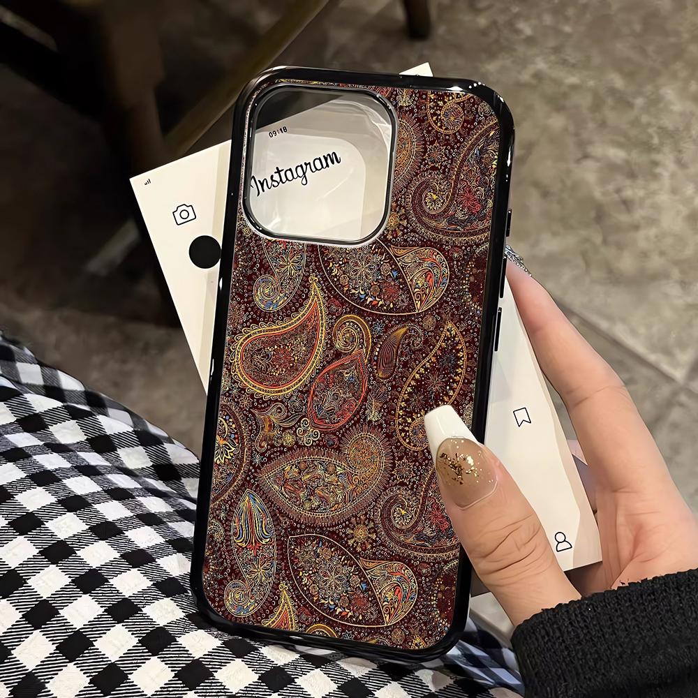 

Lace Deer Phone Case For IPhone 17 Air 16 15 13 12 11 14 Pro Max 16 15 14 Plus 17 16 15 14 Plus Case Cover Funda Bumber Coque iphone 14
