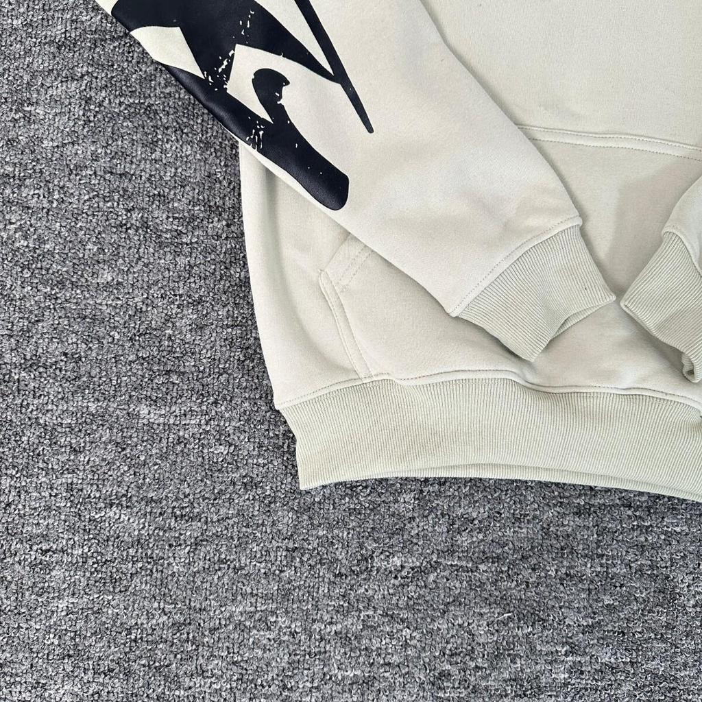 Men's Loose-Fit Hooded Sweatshirt & Straight-Leg Sweatpants Set with Broken C Print