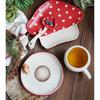 Cute Creative Plate Ceramic Mushroom Shape Restaurant Homehold Vegetable Fruit Cake Bread Dessert Plates Kitchen Supplies