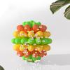 High Elastic Dog Elastic Ball Toy Colorful Dog Tooth Cleaning Toy Pet Chewing Toy  Training