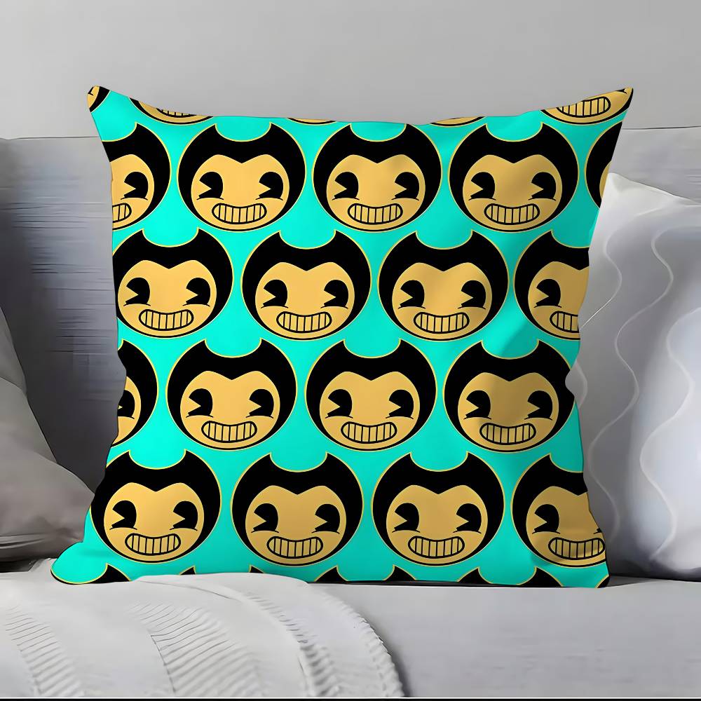 Bendy And The Ink Machine Pillow Case Pillowcase Soft Skin Friendly & Comfortable With A Hidden Zipper