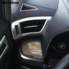 For Toyota Alphard Vellfire 2016-  Carbon Fiber Front Air Condition Vent Outlet Cover Trim Bezel Interior Accessories