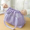 Beach Bag Travel Wash Storage Bag Hollow Tote Bag Drawstring Bag Folding Shopping Bag