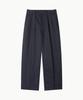 Leondi Straight Tuck Loop Pants - Navy