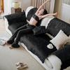 Four Seasons Universal Solid Color Embroidered Sofa Cushion Modern Non-slip Fabric Art Sofa Cushion Irregular Edge Sofa Cushion