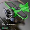 Solar-Powered Rotating Airplane Dashboard Ornament