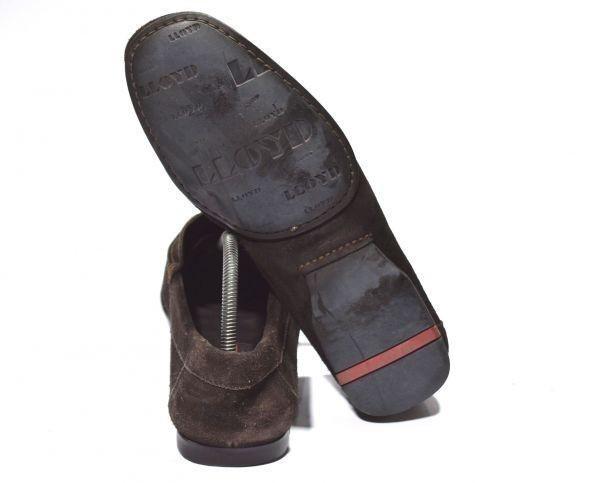 Hergestellt in Deutschland Lloyd CLASSIC Mackay Konstruktion Wildleder Slipper 27.0 Braun(GEBRAUCHT)