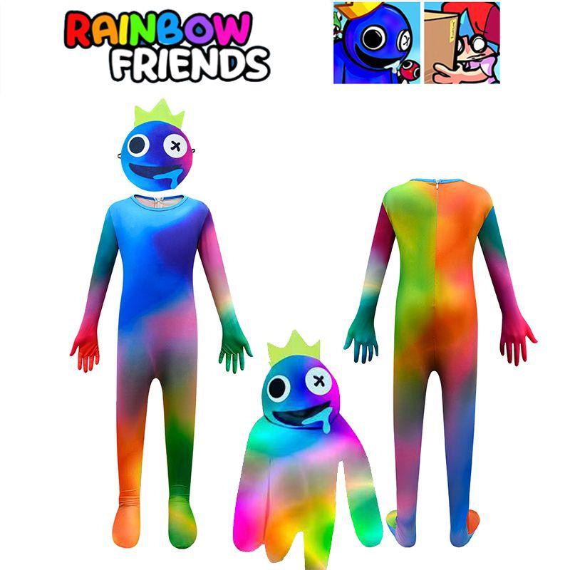 Friends Rainbow Roblox Cosplay Costume Kids Jumpsuit Halloween Fancy Dress Party
