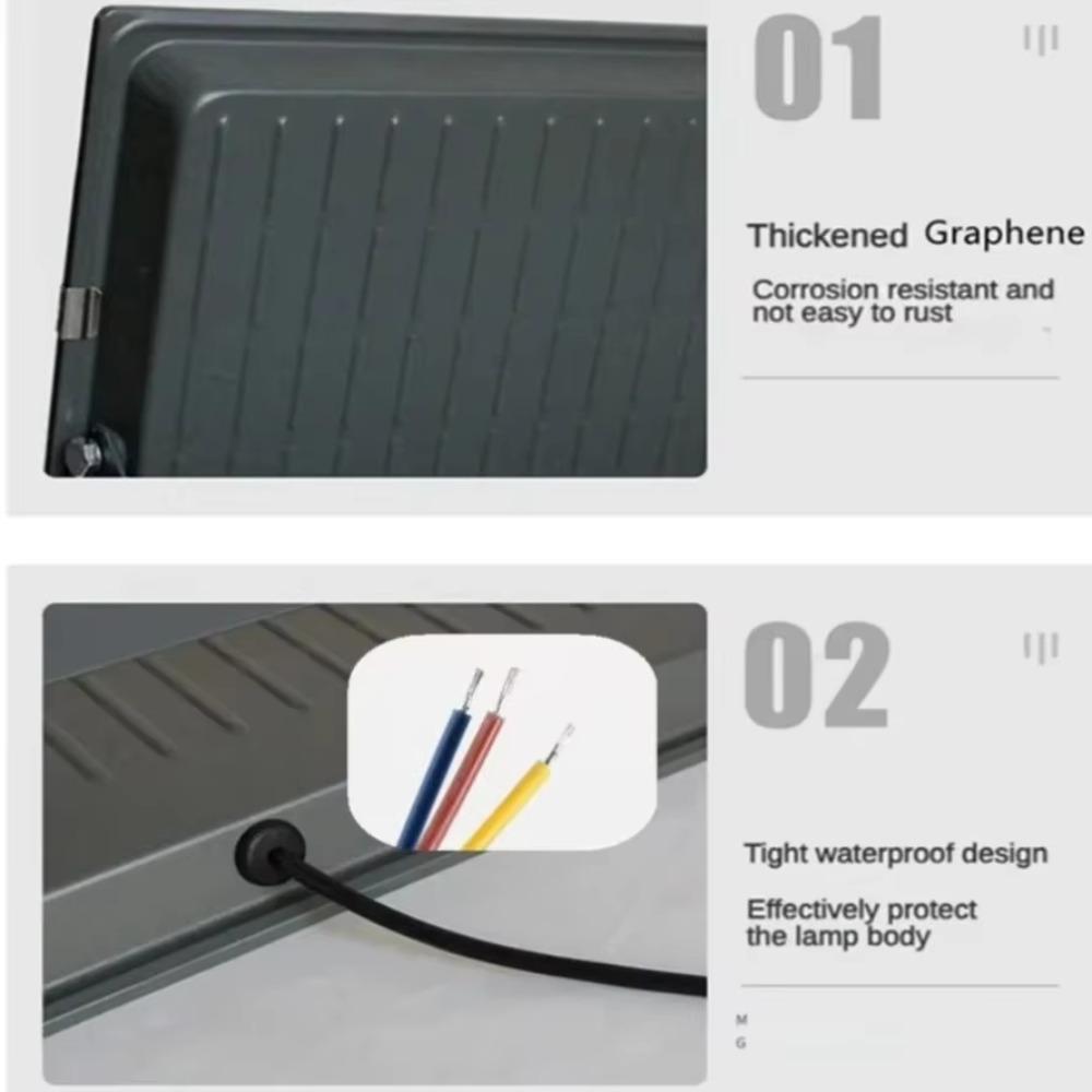 LED Outdoor Floodlight AC220V Spotlight IP66 Waterproof Lamp 50W 100W 200W 300W  500W 600W Led Flood Light Garden Street Lamp