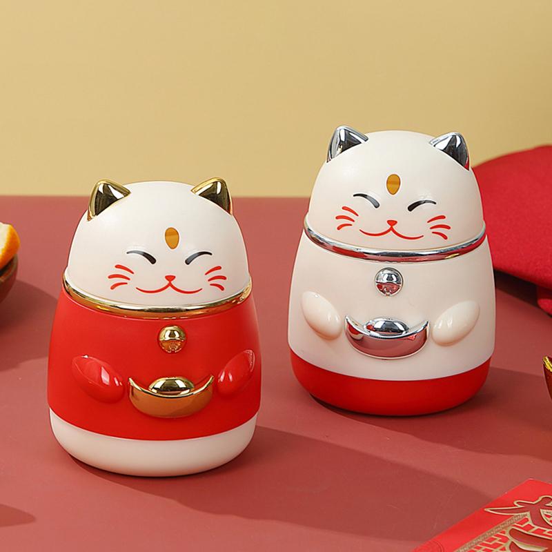 Adorable Cartoon Style Automatic Toothpick Box Nice Plastic Toothpick Holder Dust-proof Toothpick Dispenser Home Restaurant Press Design