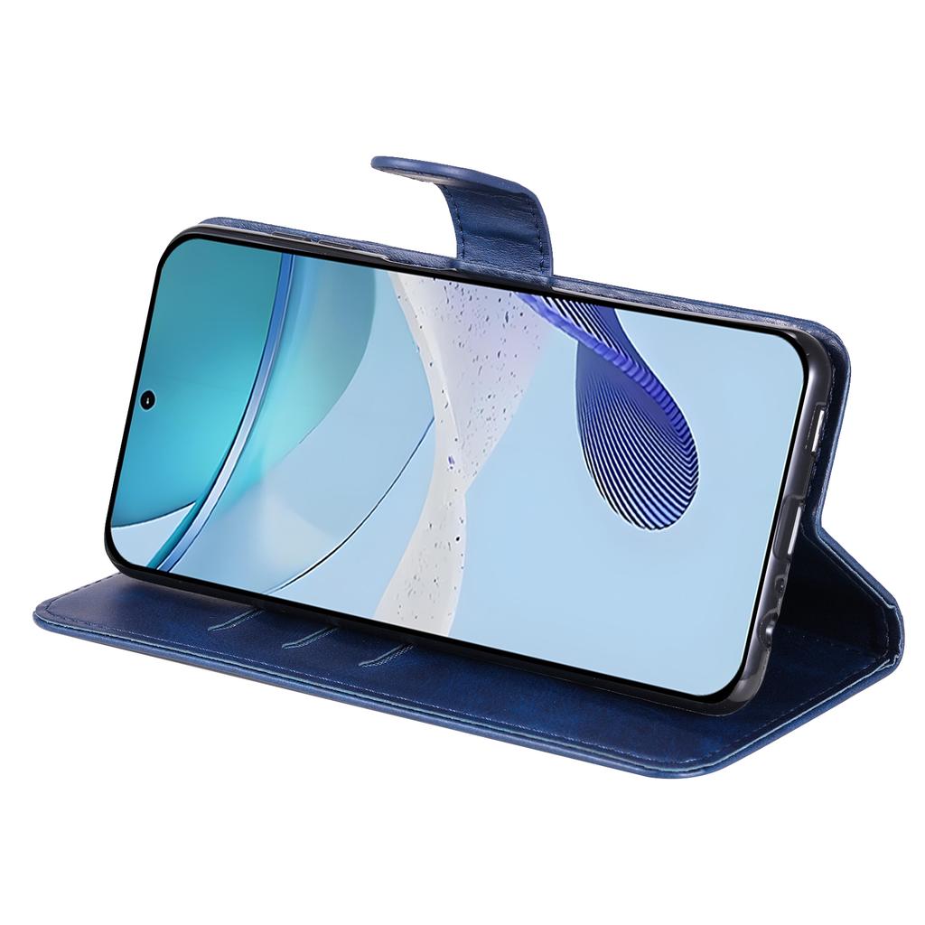 For Oppo Reno13 Pro 5G Case Zipper Wallet Calf Texture PU Leather Phone Cover