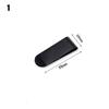 Office Supplies Portable Metal Brass Pen Folder Handmade Leather Stainless Steel Clips Notebook Holder