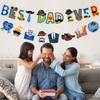 Customizable Father's Day Celebration Decoration With Bright Color Large Backdrop Banners Accessories