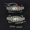 FLEOR Pickup Set Double Coil Humbucker for Electric Guitar - Black