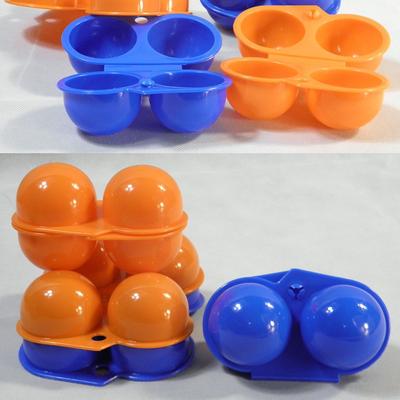 2/4 Grids Camping Holder Containers Egg Tray Organizer Case Egg Storage Box Portable