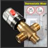 Miscelatore Termostatico Regolabile Rubinetto Controllo Temperatura Acqua Bagno Cartucce Rubinetto Tubo Ottone Rubinetto Termostatico