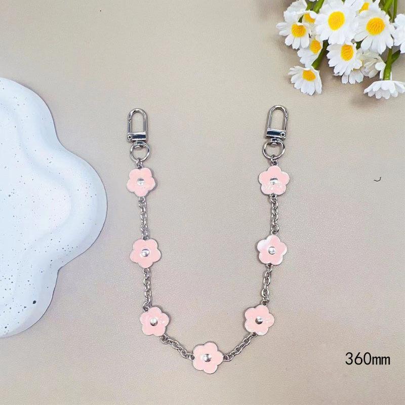 

Металлический цветок кроссбоди длинная цепочка для телефона кулон для iPhone для Samsung Huawei Xiaomi смартфон веревка ремешок сумка украшение