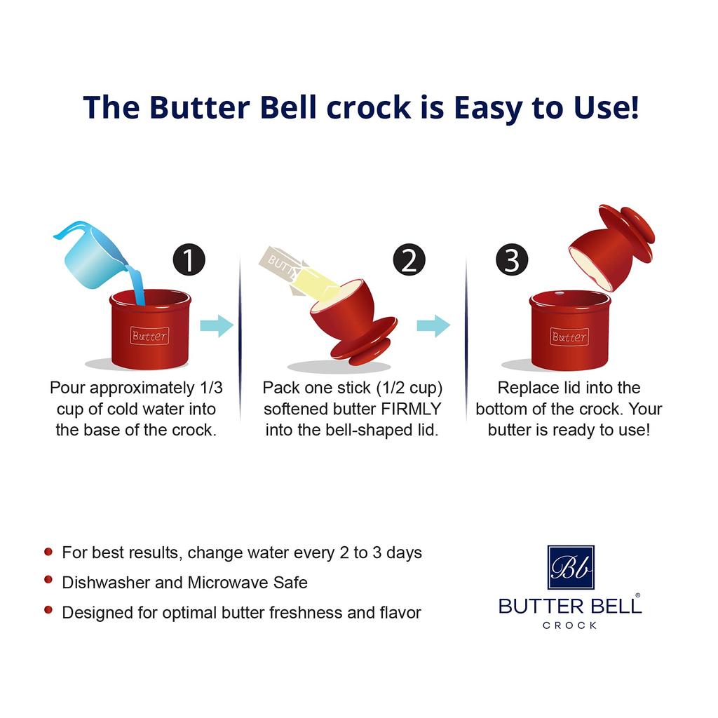 Butter Bell Butter Bell Cafe Retro Collection Royal Blue