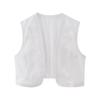 Summer Women's Vest with Fashion Retro Embroidered Vest Outside